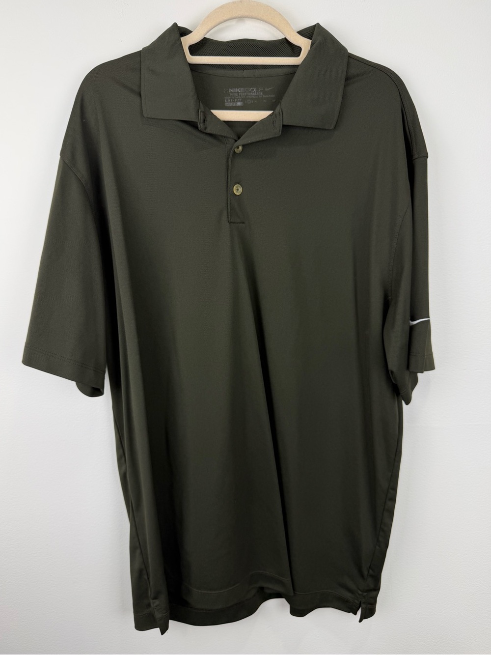 Nike Golf Dri-FIT Men’s Olive Green Performance Polo Shirt XL